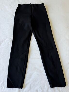 Theory Black Stretch Slim Tapered Ankle Pants Size S